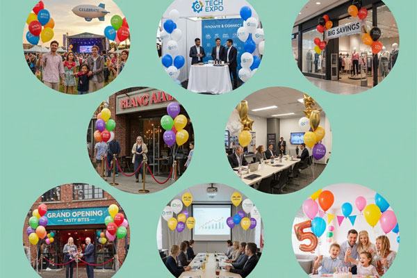 بادکنک تبلیغاتی معمولاً در چه مکان هایی استفاده می شود؟