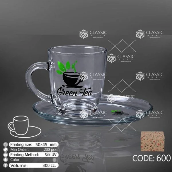 لیوان شیشه ای کد 600